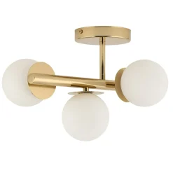 Sklep Kaja Złota lampa sufitowa z trzema kloszami SIG 40798 z serii AVOLA New