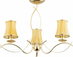 Sklep Kaja Złota lampa sufitowa ze szklanymi kloszami AL 62335 MONZA | Kaja Clearance