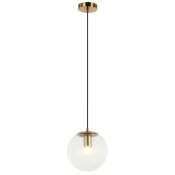 Sklep Kaja Złota lampa wisząca, do jadalni PND-58867-1S-BK-BRO z serii SARPO Shop