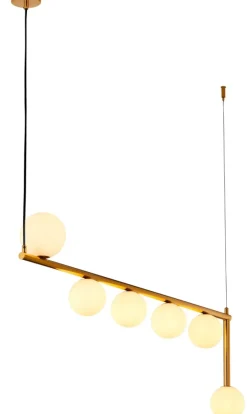 Sklep Kaja Złota lampa wisząca, idealna nad stół w jadalni JUP 1922 z serii TAIDA Discount