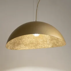 Sklep Kaja Złota lampa wisząca, jedno źródło światła SIG 40596 z serii SOLARIS złoty Hot