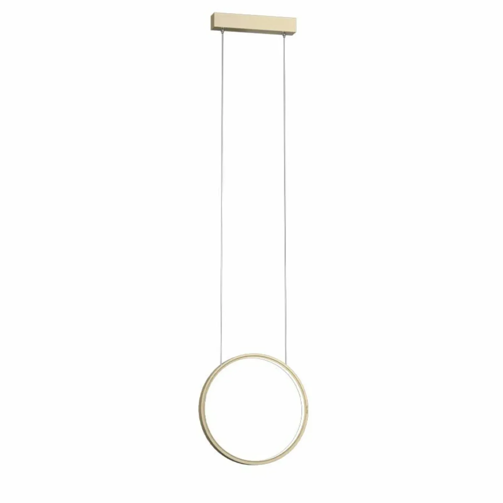 Sklep Kaja Złota lampa wisząca koło LED ⌀27cm 3000K ANT 5316 AGARO | Kaja Outlet