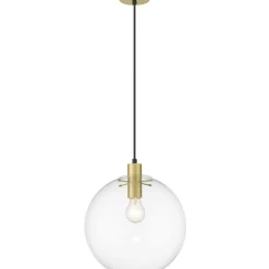 Sklep Kaja Złota lampa wisząca kula ⌀30cm LP-004/1P L GD PUERTO | Kaja Best
