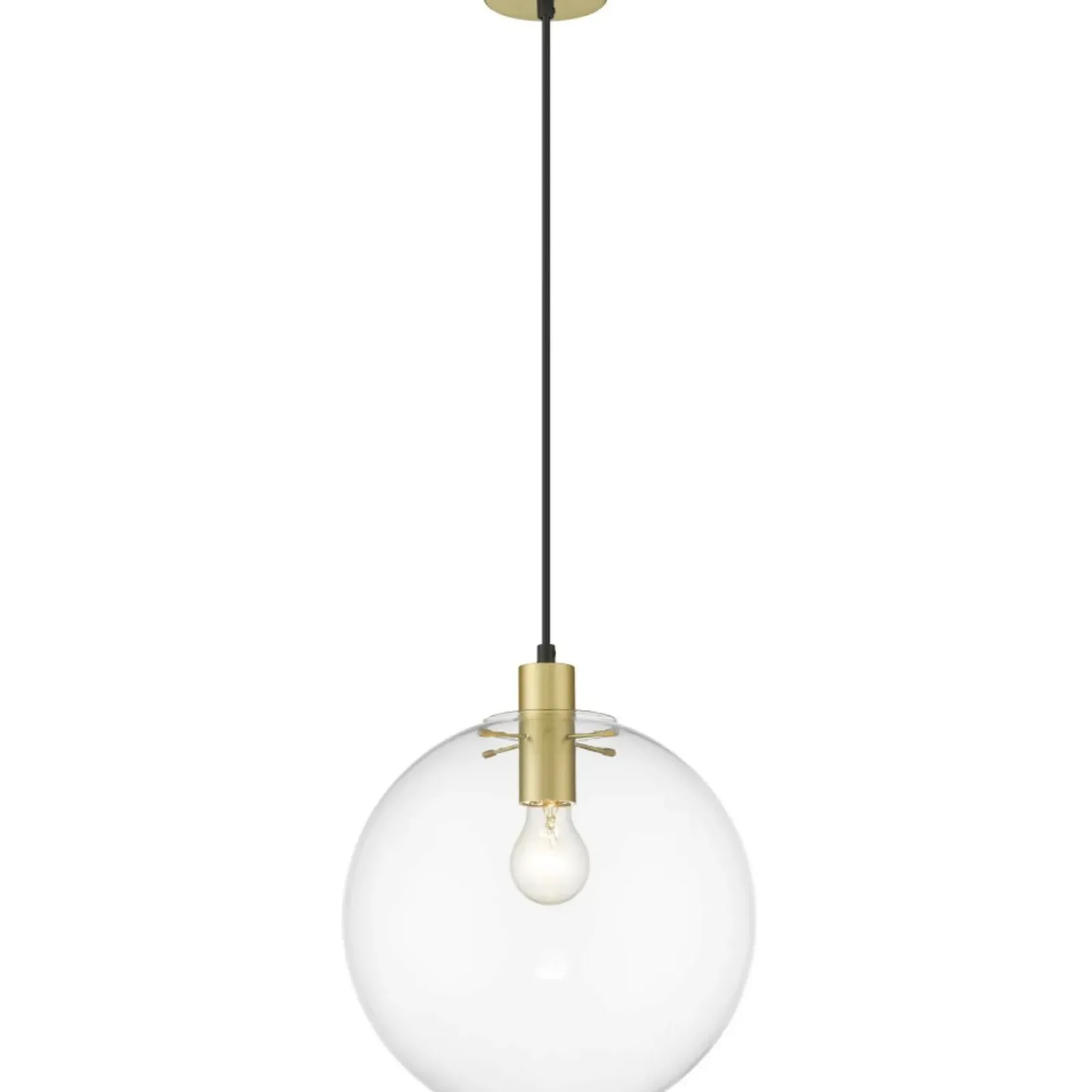 Sklep Kaja Złota lampa wisząca kula ⌀30cm LP-004/1P L GD PUERTO | Kaja Best