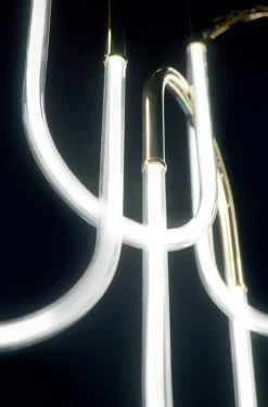 Sklep Kaja Złota lampa wisząca LED ściemnialna MX P0430D OLIVIA | Kaja Cheap