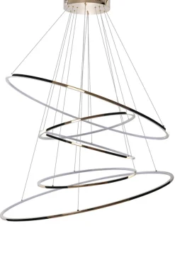 Sklep Kaja Złota lampa wisząca LED na antresolę koła AZ3138 WHEEL | Kaja złoty Store