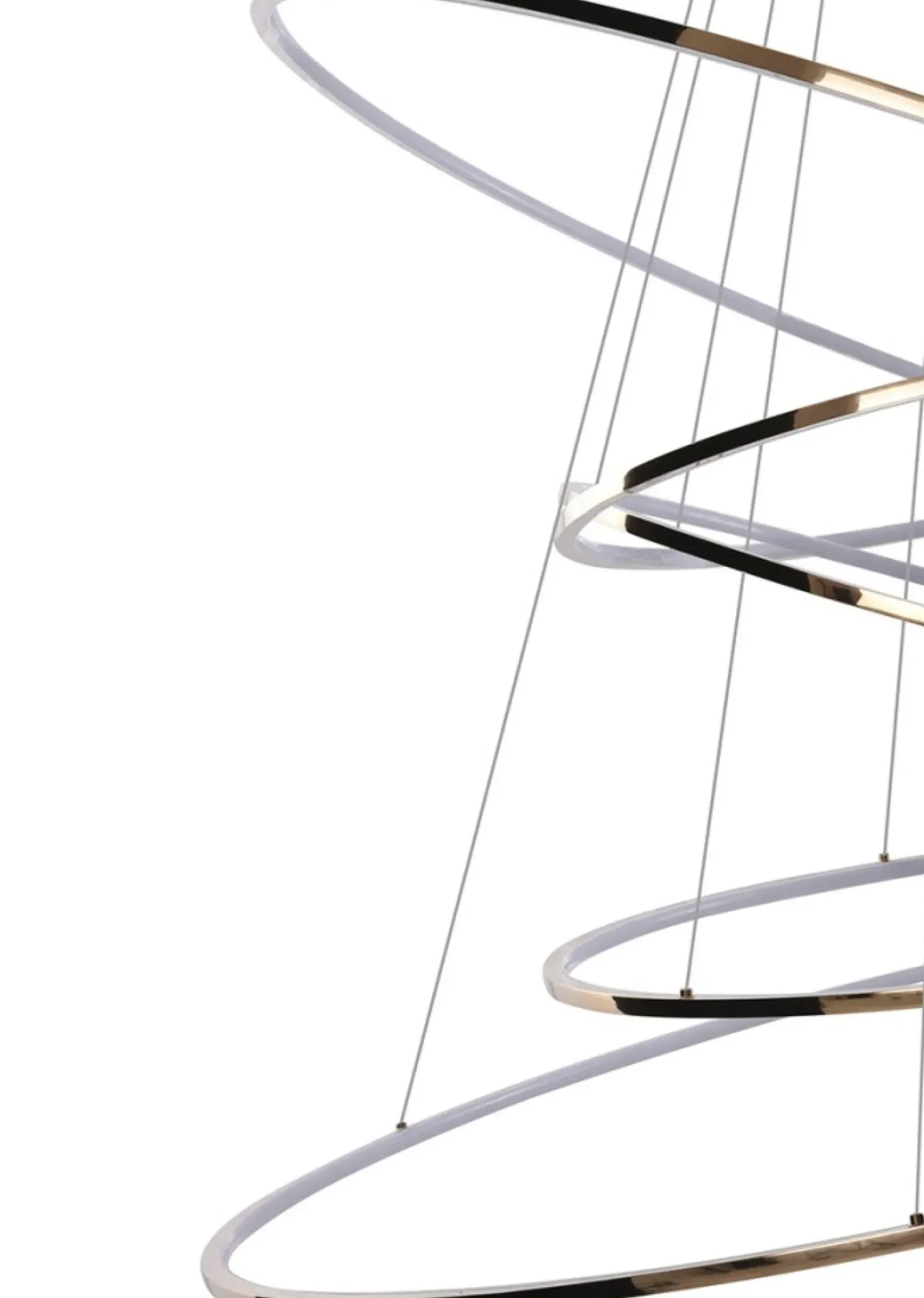 Sklep Kaja Złota lampa wisząca LED na antresolę koła AZ3138 WHEEL | Kaja złoty Store