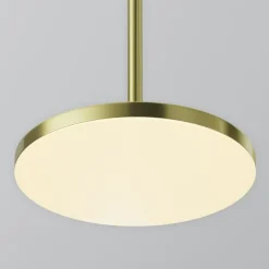 Sklep Kaja Złota lampa wisząca LED, nad wyspę P076PL-L12W3K-BS z serii PLATO Outlet