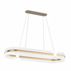 Sklep Kaja Złota lampa wisząca LED nad stół PND-63728-56W-3K-GD SOPLA | Kaja Cheap