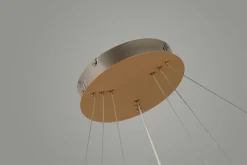 Sklep Kaja Złota lampa wisząca LED okręgi do salonu AZ4429 BRIGHTON | Kaja złoty Flash Sale