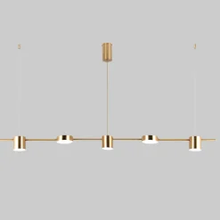 Sklep Kaja Złota lampa wisząca LED PND-16374-5-COP-GD-4K REMDAL | Kaja Sale