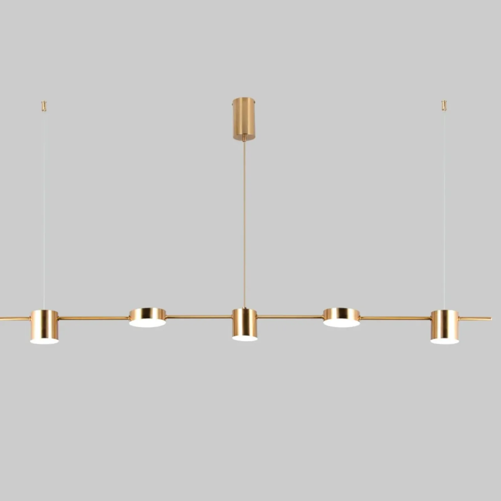 Sklep Kaja Złota lampa wisząca LED PND-16374-5-COP-GD-4K REMDAL | Kaja Sale