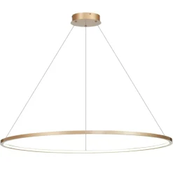 Sklep Kaja Złota lampa wisząca, ledowa, szczelność IP44 ML8865 z serii SATURNO | Kaja Oświe Store