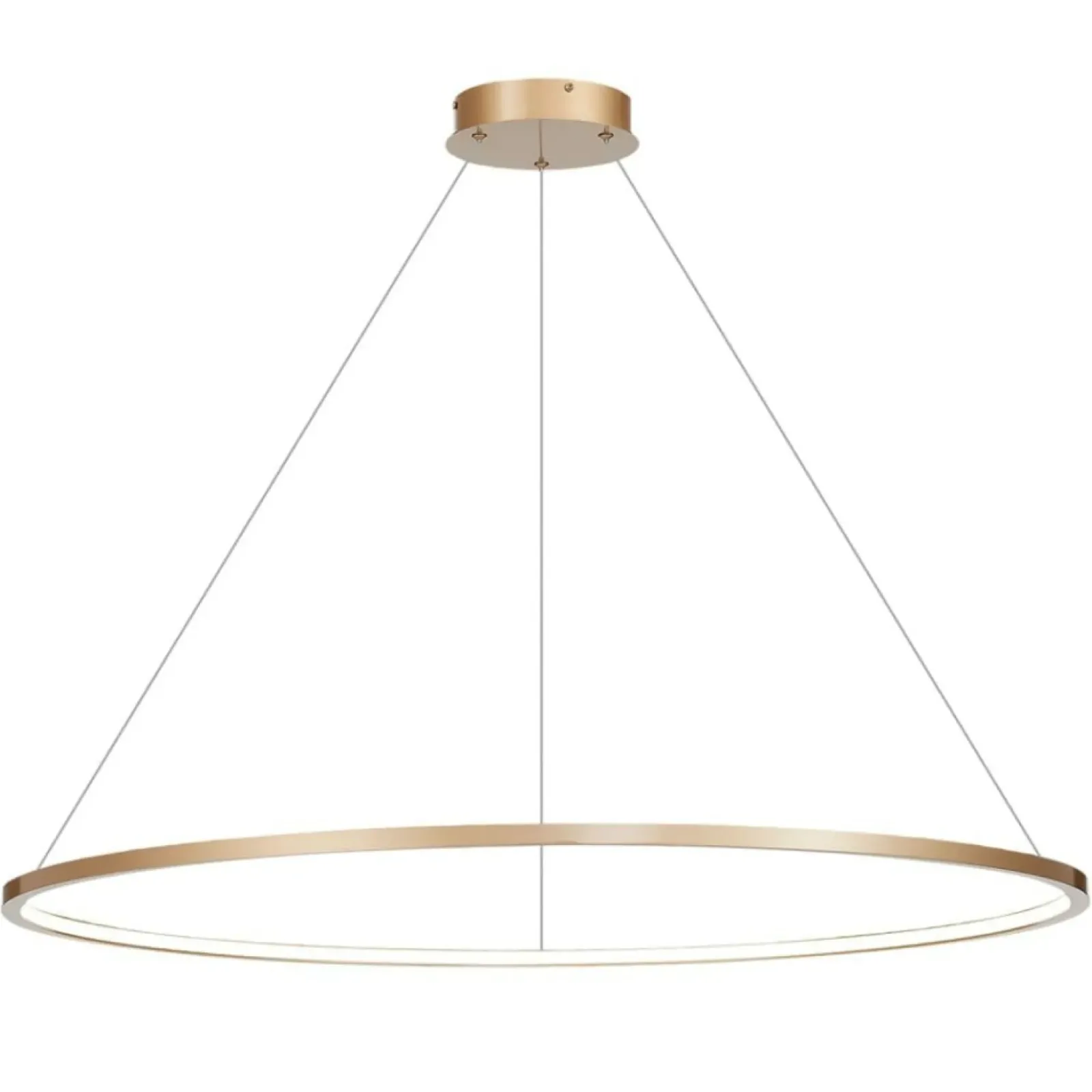 Sklep Kaja Złota lampa wisząca, ledowa, szczelność IP44 ML8865 z serii SATURNO | Kaja Oświe Store