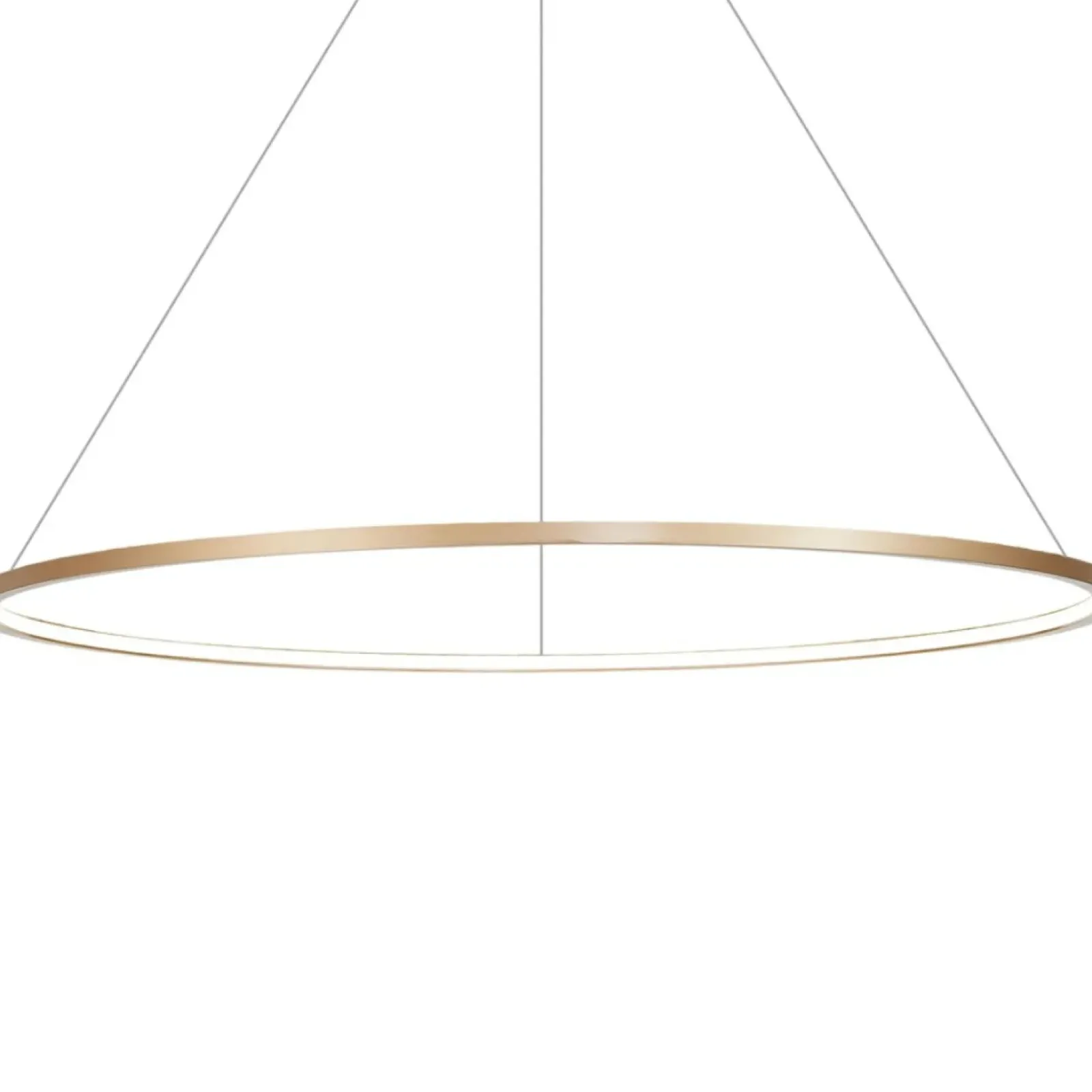 Sklep Kaja Złota lampa wisząca, ledowa, szczelność IP44 ML8865 z serii SATURNO | Kaja Oświe Store