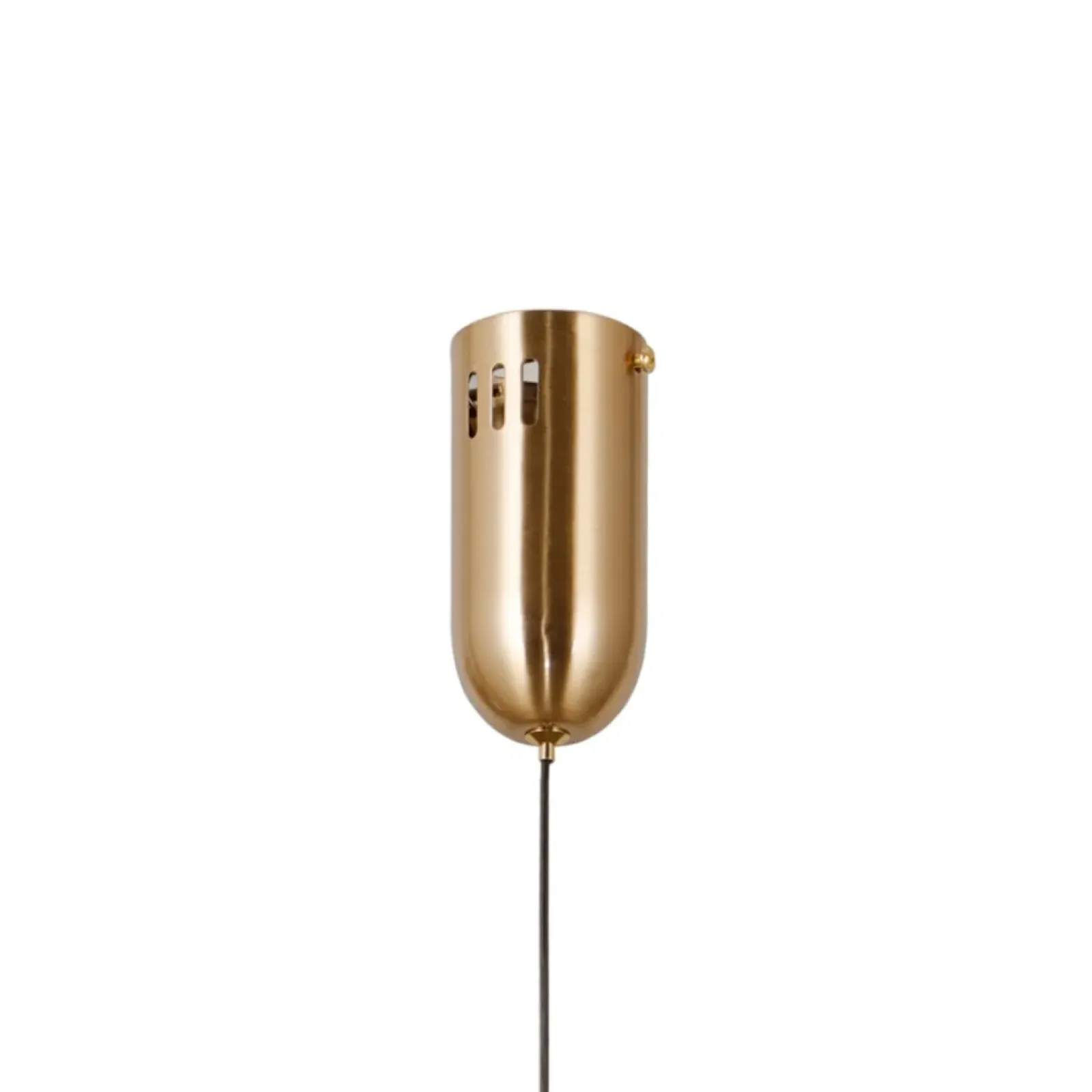 Sklep Kaja Złota lampa wisząca, ledowa PND-34361-M-HBR-OPAL z serii RASTIA New