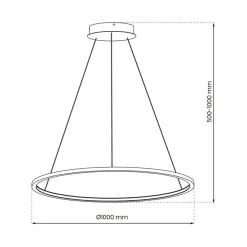 Sklep Kaja Złota lampa wisząca na linkach, do łazienki ML8863 z serii SATURNO | Kaja Oświet New
