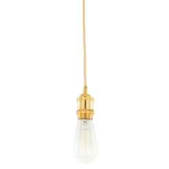Sklep Kaja Złota lampa wisząca na zwisie DS-M-034 GOLD CLASSO | Kaja Oświetlenie Store