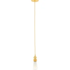 Sklep Kaja Złota lampa wisząca na zwisie DS-M-034 GOLD CLASSO | Kaja Oświetlenie Store
