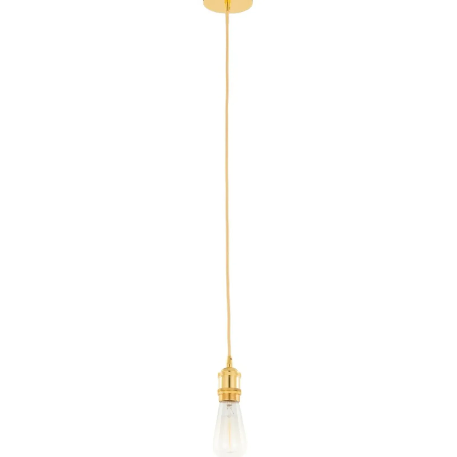 Sklep Kaja Złota lampa wisząca na zwisie DS-M-034 GOLD CLASSO | Kaja Oświetlenie Store