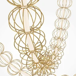 Sklep Kaja Złota lampa wisząca nad stół MOD216PL-L55G3K z serii GOLDEN CAGE Clearance