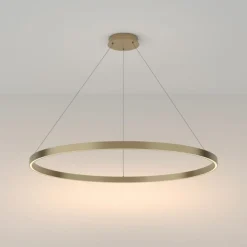 Sklep Kaja Złota lampa wisząca, obręcz Ø100cm MOD058PL-L54BS3K z serii RIM | Kaja Online