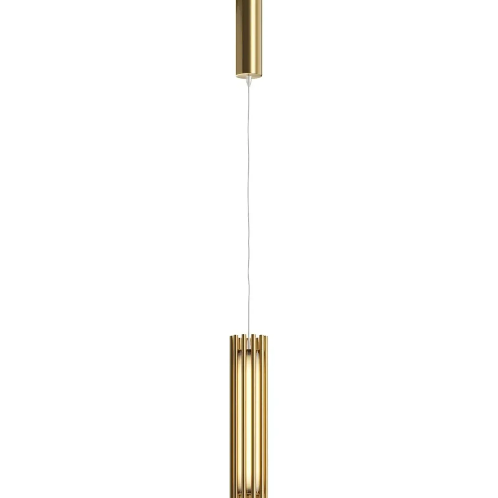 Sklep Kaja Złota lampa wisząca, pionowe rurki MOD410PL-L12BS3K z serii SONATA New