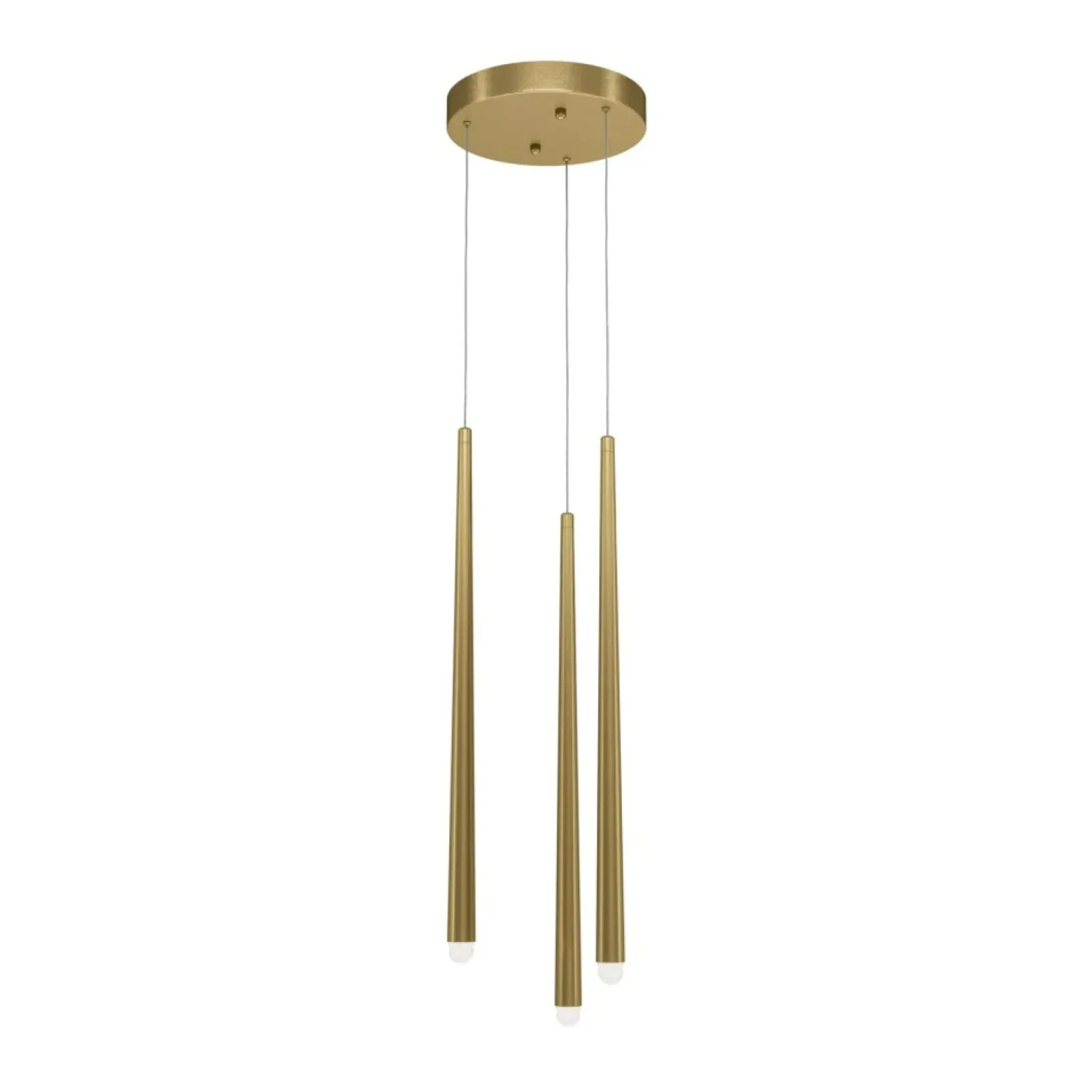 Sklep Kaja Złota lampa wisząca, trzy zwisy MOD132PL-L18BSK z serii CASCADE Fashion