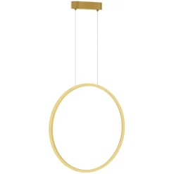 Sklep Kaja Złota lampa wisząca w kształcie okręgu, LED ML8855 z serii SATURNO | Kaja Oświet Discount