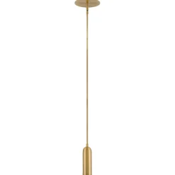 Sklep Kaja Złota lampa wisząca, wbudowany LED HK-DAX-MP-HB z serii DAX starymosiądz Fashion