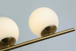 Sklep Kaja Złota lampa wisząca z białymi kloszami AZ4419 SANTANDER | Kaja złoty Flash Sale