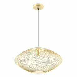 Sklep Kaja Złota lampa wisząca z drucianym abażurem A8032L-GD ORION | Kaja Flash Sale