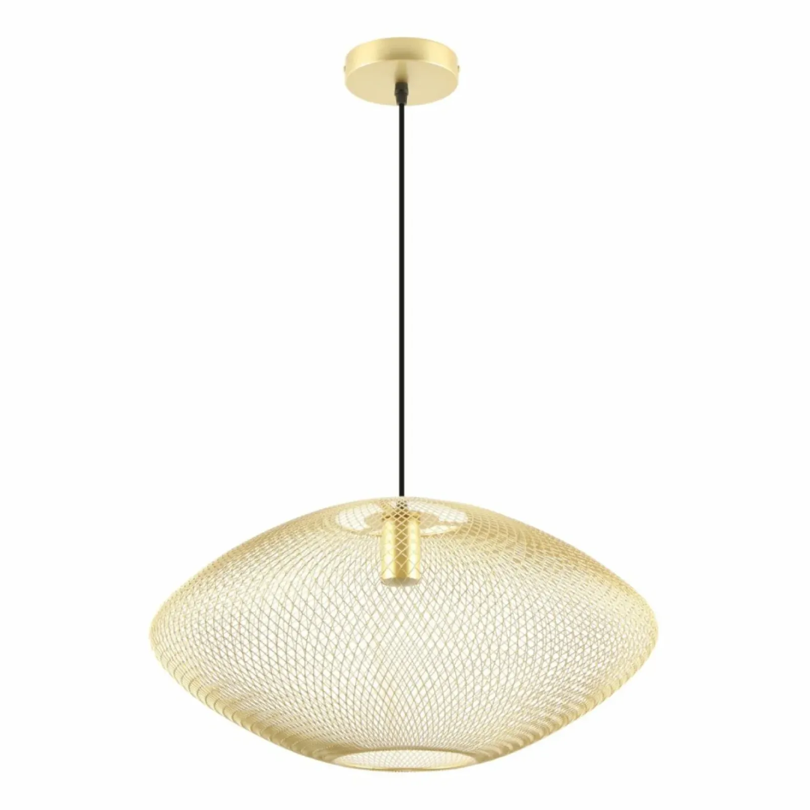 Sklep Kaja Złota lampa wisząca z drucianym abażurem A8032L-GD ORION | Kaja Flash Sale