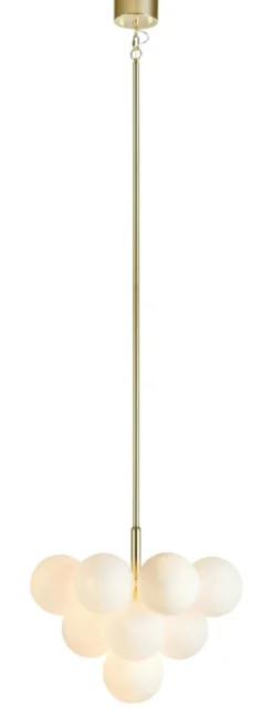 Sklep Kaja Złota lampa wisząca z kloszami w kształcie kul 107903 | Kaja Clearance