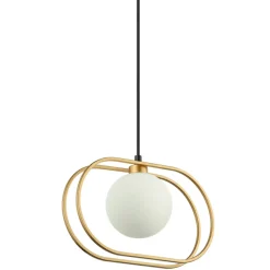 Sklep Kaja Złota lampa wisząca z kloszem PND-53423-1-GD GROSETTA | Kaja Hot