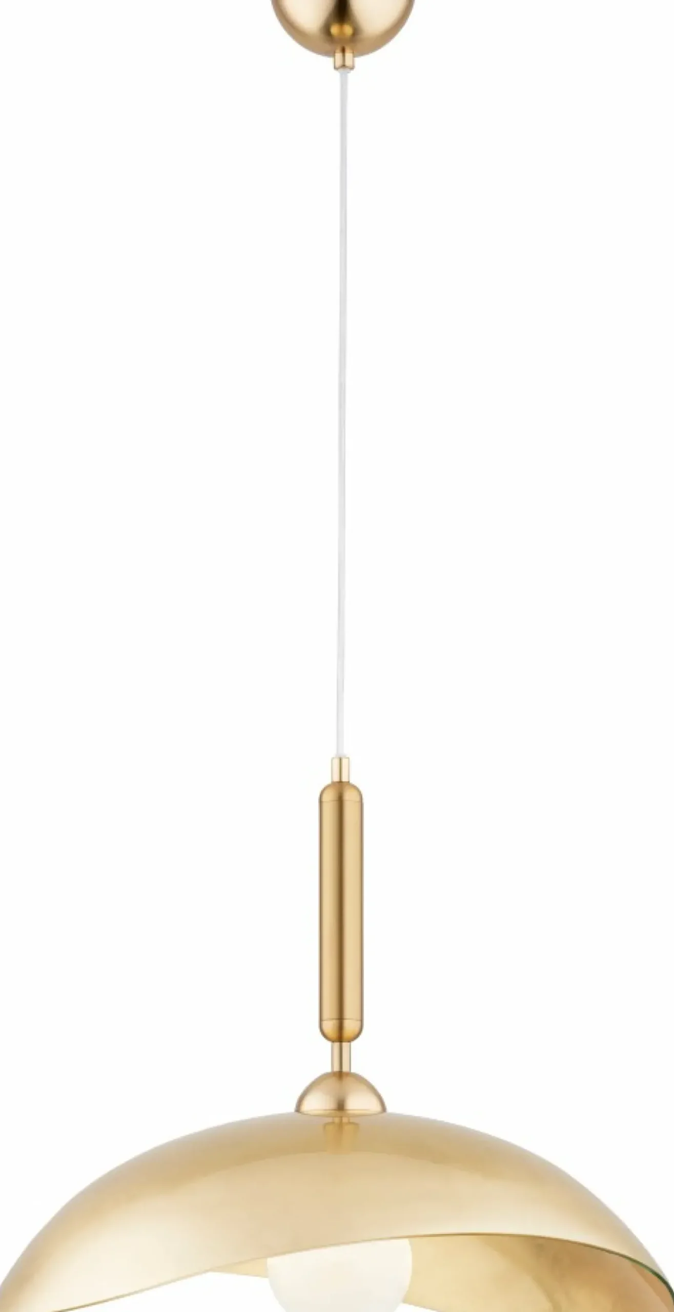 Sklep Kaja Złota lampa wisząca z otwartym kloszem AL 61113 GOLDEN | Kaja Shop