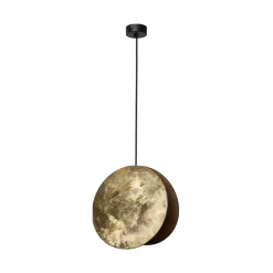 Sklep Kaja Złota lampa wisząca z ozdobnymi kołami 9028 | Kaja Oświetlenie złoty Outlet