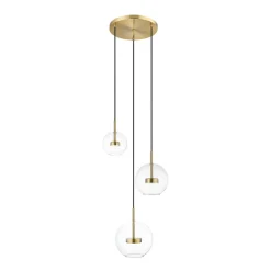 Sklep Kaja Złota, ledowa lampa z kloszami P0428-03L-L4AC ENCELADUS | Kaja Discount