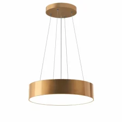 Sklep Kaja Złota, matowa lampa wisząca do sypialni ⌀40cm ANT 5092 SENGO | Kaja Fashion