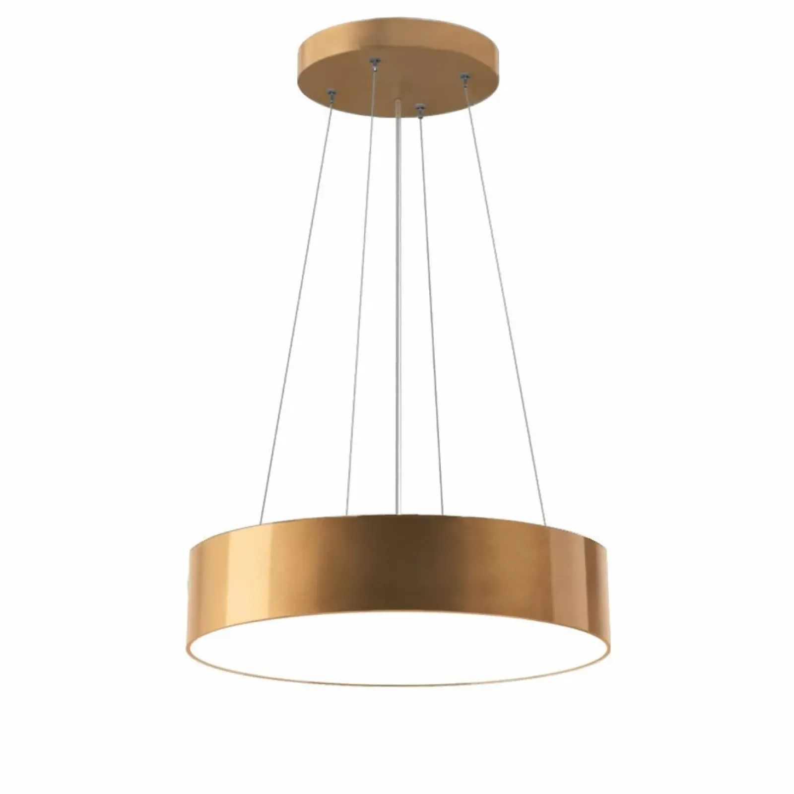 Sklep Kaja Złota, matowa lampa wisząca do sypialni ⌀40cm ANT 5092 SENGO | Kaja Fashion
