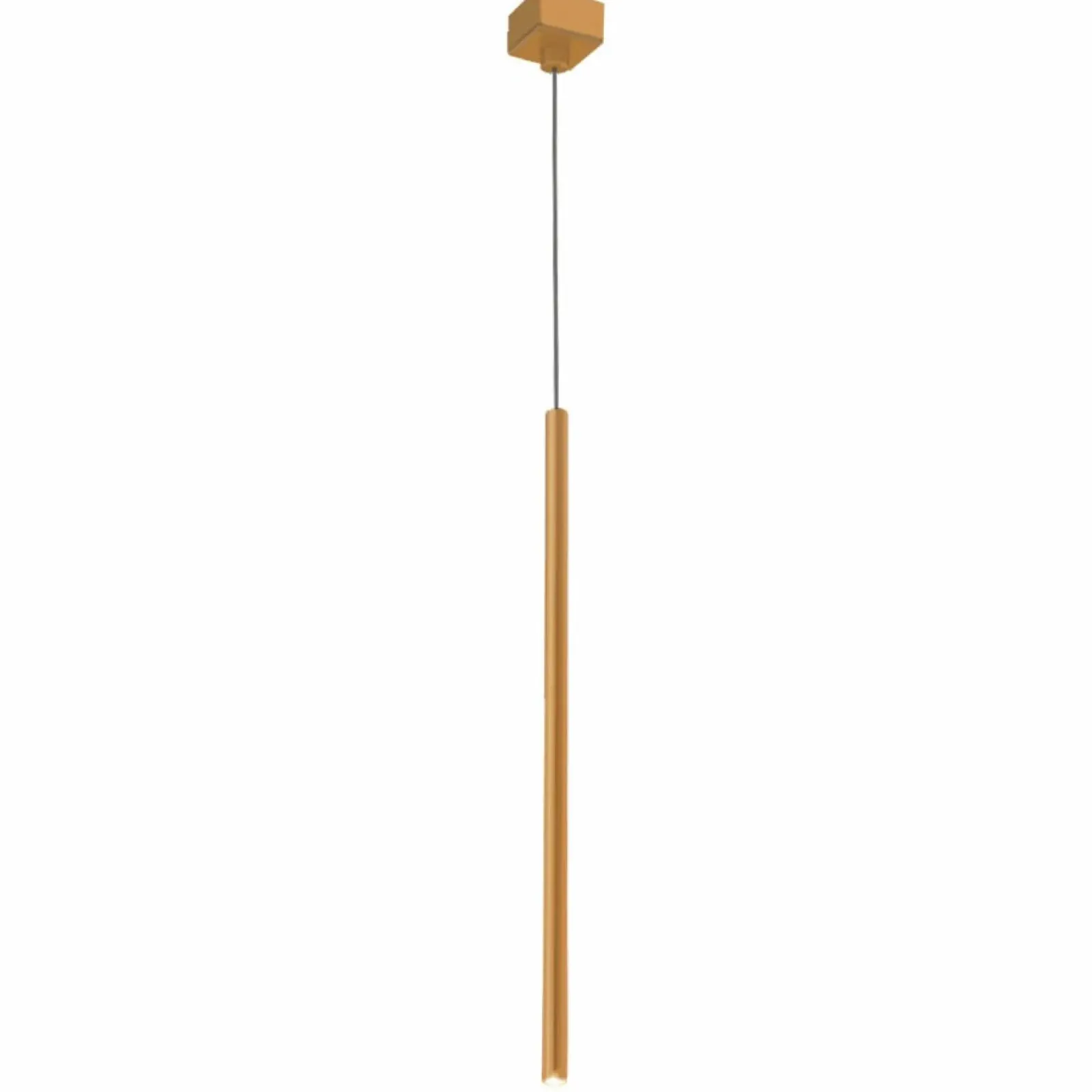 Sklep Kaja Złota, matowa lampa wisząca, długa tuba ANT 5200 KOSAME | Kaja Discount