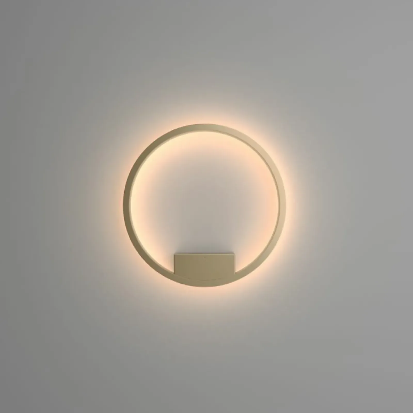 Sklep Kaja Złota obręcz, ledowa lampa ścienna MOD058WL-L25BS3K z serii RIM | Kaja* Lampy Led