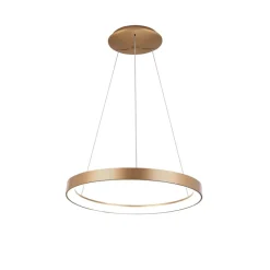 Sklep Kaja Złota obręcz wisząca LED ⌀48cm PND-53675-048RPC-GD-3KS4K VICO | Kaja Online