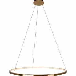 Sklep Kaja Złota obręcz wisząca LED ze ściemniaczem ⌀50 MX P0493 QUEEN | Kaja Discount