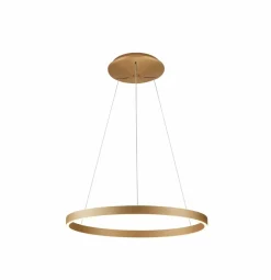 Sklep Kaja Złota, okrągła lampa LED ⌀60cm światło góra-dół AZ5099 ANDREA | Kaja Sale