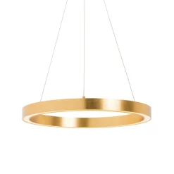 Sklep Kaja Złota, okrągła lampa wisząca LED PL200910-400-GD CARLO | Kaja Cheap