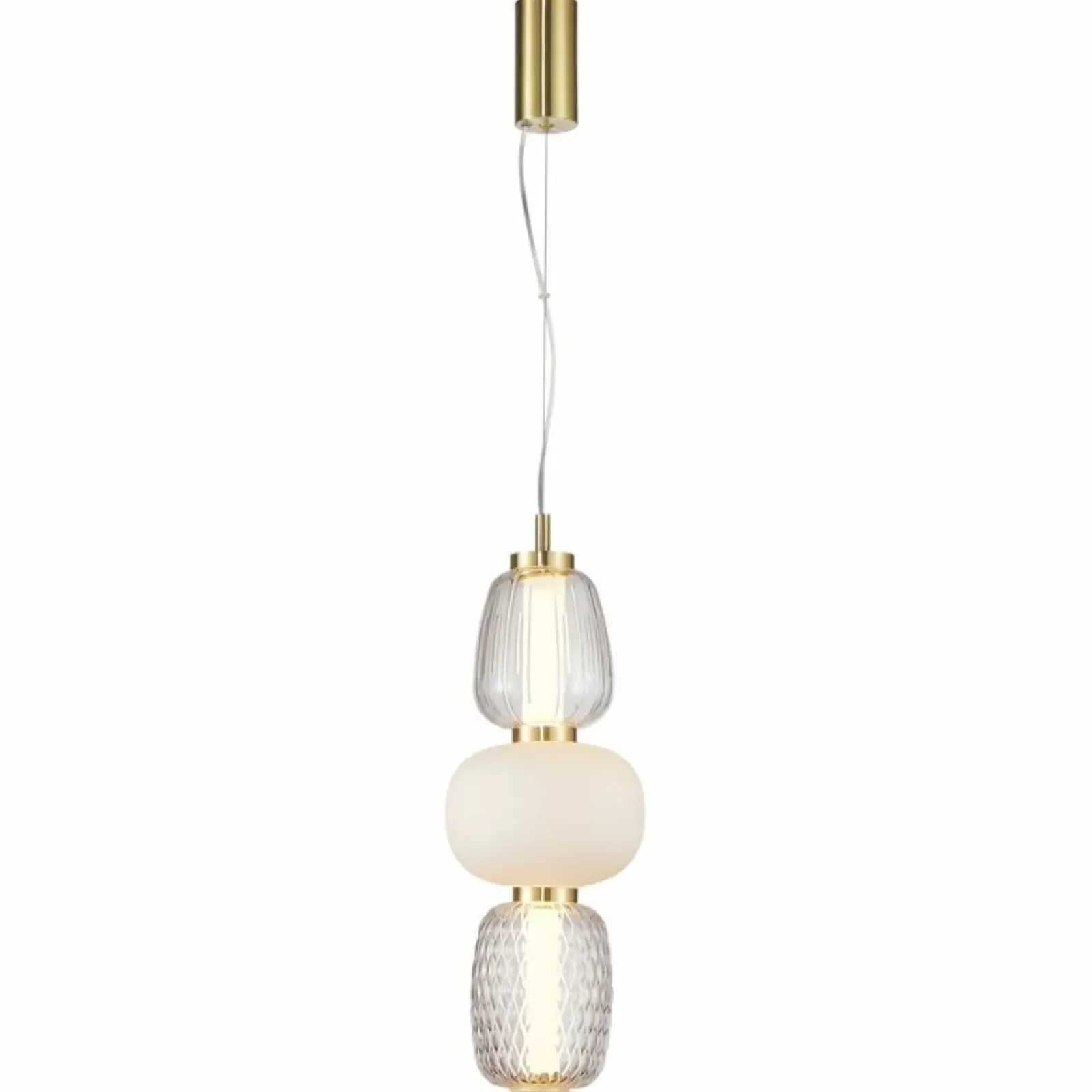 Sklep Kaja Złota, ozdobna lampa wisząca LED ML0363 CARO | Kaja Oświetlenie Shop