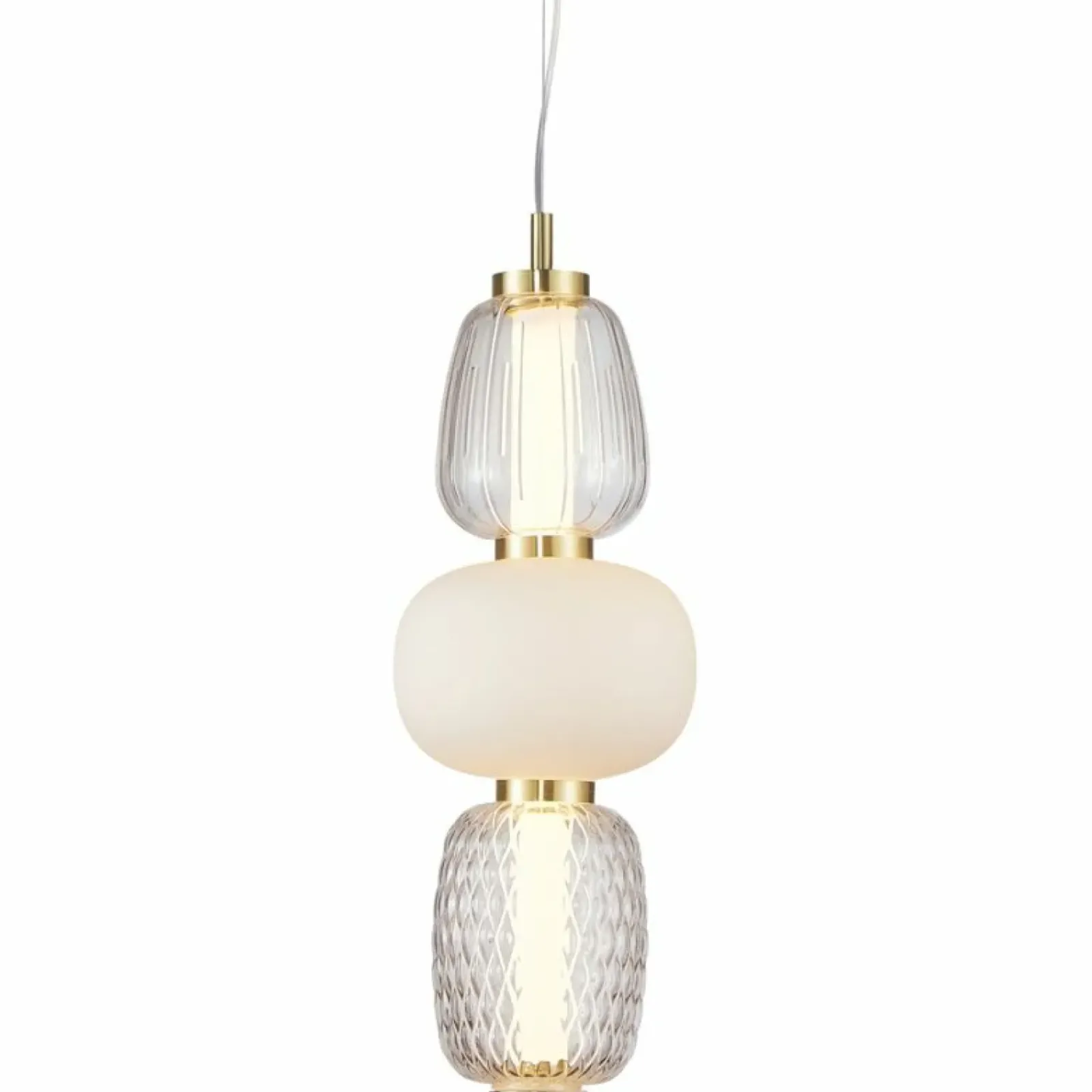 Sklep Kaja Złota, ozdobna lampa wisząca LED ML0363 CARO | Kaja Oświetlenie Shop