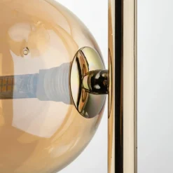 Sklep Kaja Złota, pionowa lampa wisząca do sypialni TK 4838 ESTERA GOLD | Kaja Hot