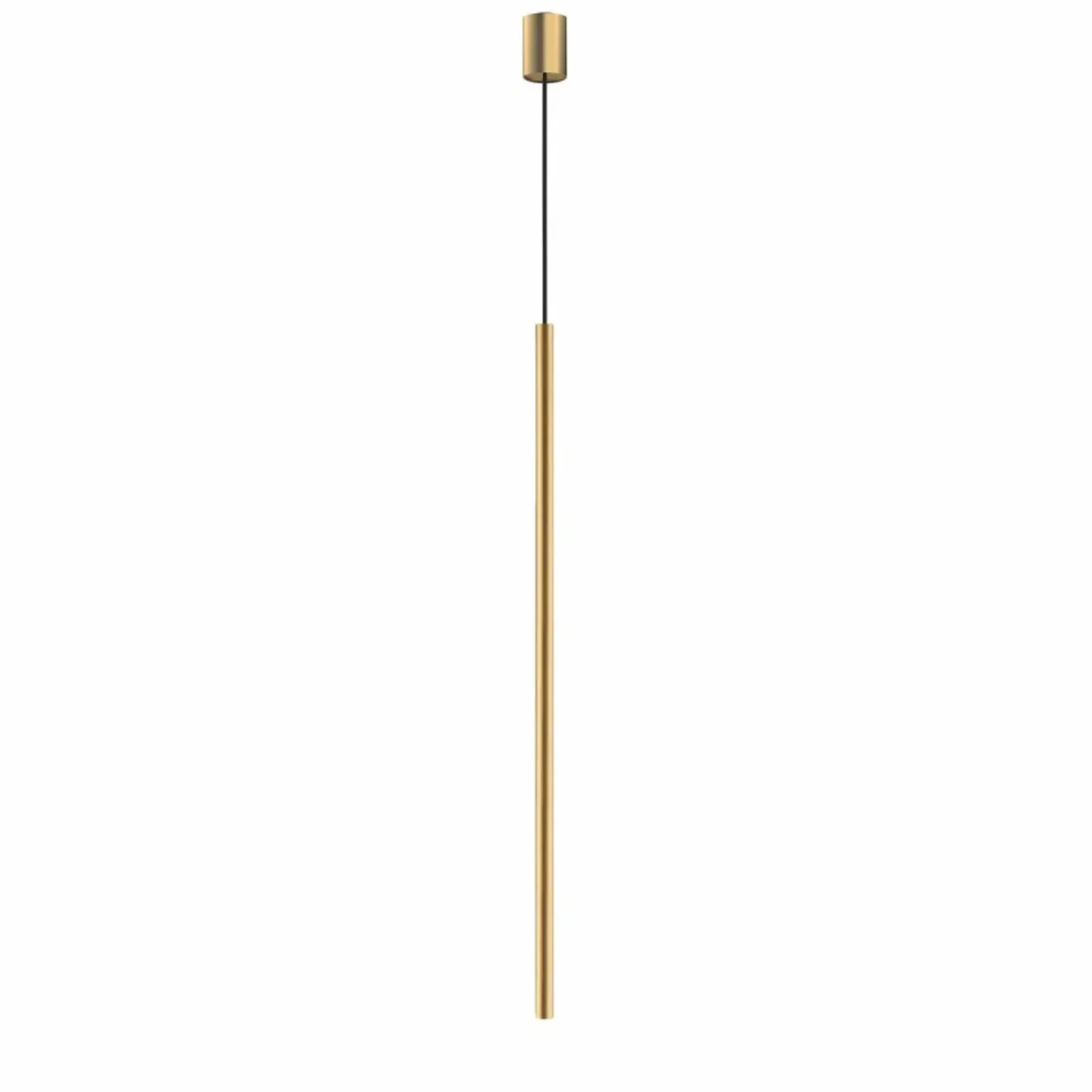 Sklep Kaja Złota, smukła, długa tuba wisząca, gwint G9 100cm 10446 LASER | Kaja satynowyzłoty Shop